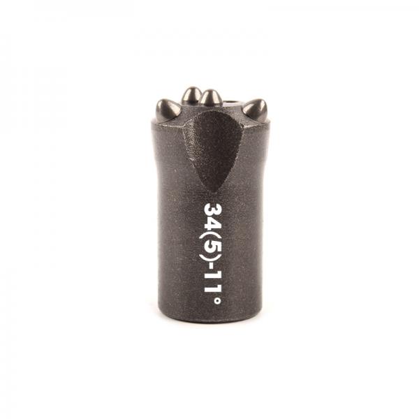Sandstone 34-11 Taper Button Bit 35CrMoVPLK Alloy Steel With Tungsten Carbide Bu