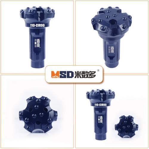 Dedicated low pressure alloy DTH 110-CIR90 drill bit for water wells