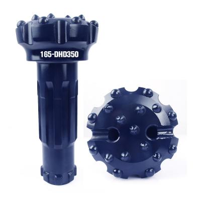 D165 high pressure DTH drill bit with DHD350 hammer for mining