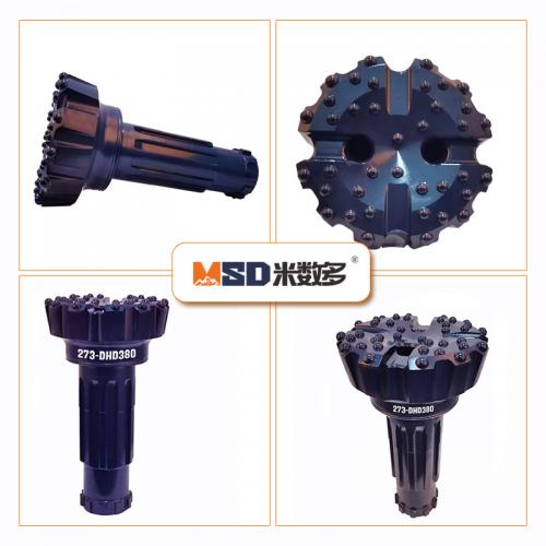 High pressure DTH drill bit 273-DHD380 wear and impact resistance