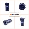 Threaded bits 76-T38 Button bit, flat face and dome Eight gauge buttons - 0