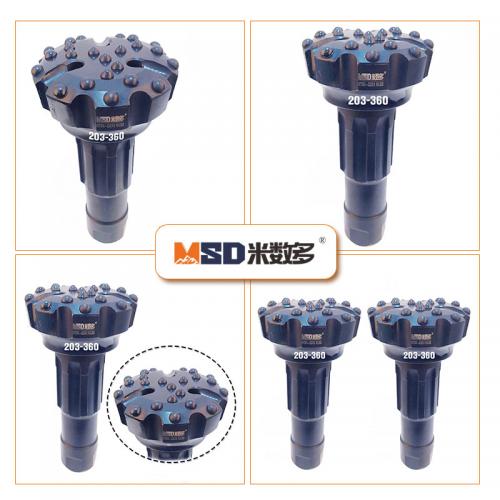 High pressure D203mm-DHD360 wear and impact resistance DTH drill bit
