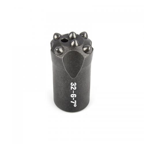 32mm 7 degree rock drilling tools with 6 tungsten carbide drill bits
