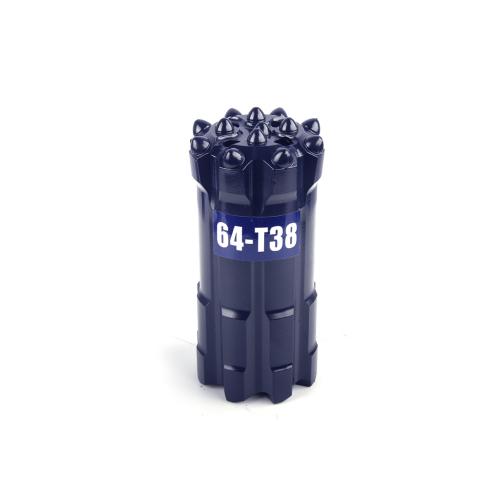 Retract T38-64mm / R32-64 Threaded Drill Bit Hard Rock Drill Bits For Tunneling