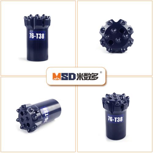 Water Well Oil Rig Threaded Drill Bit For Bench Mining