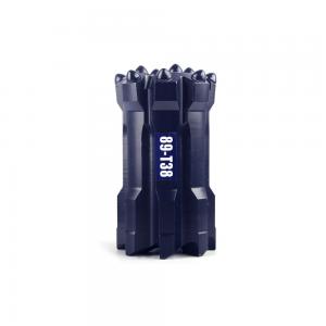 Impact Resistance Top Hammer Drill Button Retract Bits 89mm-T38 For Borehole Dri