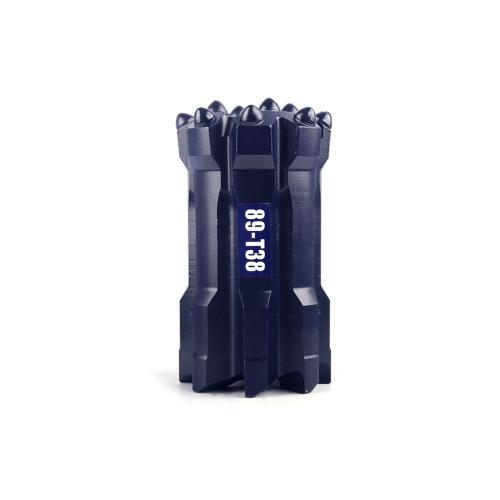 Impact Resistance Top Hammer Drill Button Retract Bits 89mm-T38 For Borehole Dri