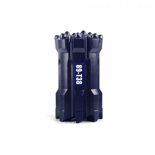 Impact Resistance Top Hammer Drill Button Bits 89mm-T38 For Borehole Drilling