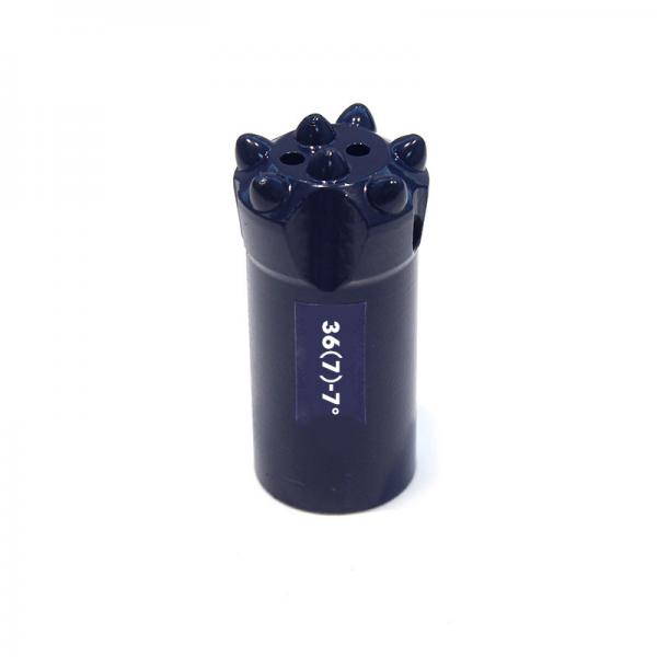 Precise DTH Taper Button Bit , Air Rock Drill Bits 28mm - 55mm Diameter