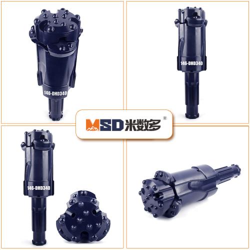 146-DHD340 Symmetric drill bits with casing tube