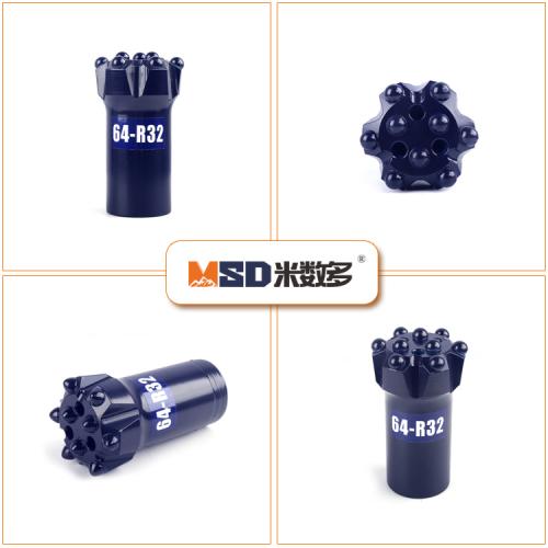 Manufacturing precision metal working D64-R32 threaded drill bits