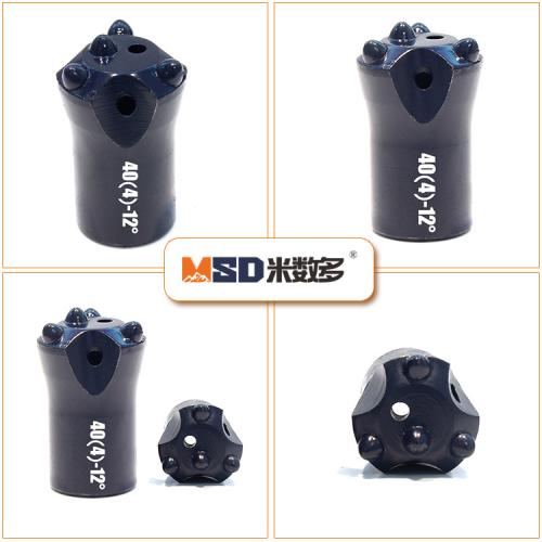 Degree 7/11/12 Taper Button Bit 32mm-51mm For Underground Mining Tunneling