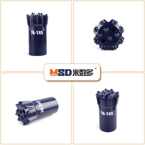 High Performance Rock Drilling Button Bits D76-T45