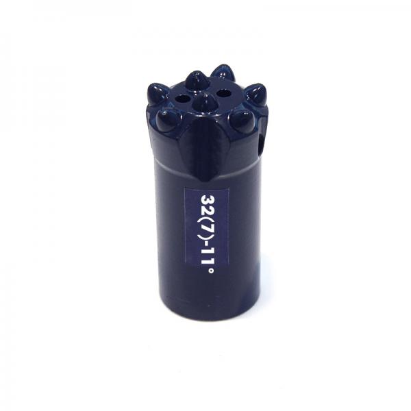 Tungsten Carbide Tapered Button Drill Bit For Rock / Mining 7/11/12 Degree