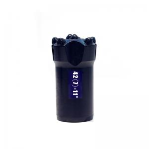 Q7-D42mm carbide tapered button bits for hard rock drilling