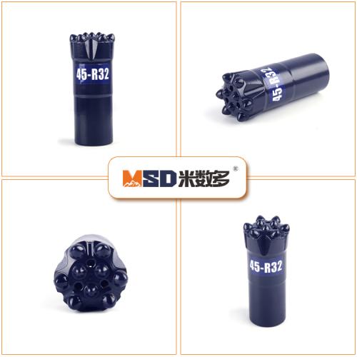 High Efficiency Underground D45-R32 Threaded Drill Bits