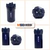 7,11,12 Degree tapered rock drill bit with tungsten carbide button bits for jack - 0