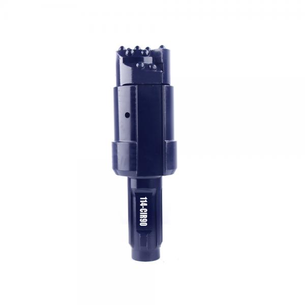 Drilling hammer bit 114-CIR90  Eccentric overburden systems with casing tube