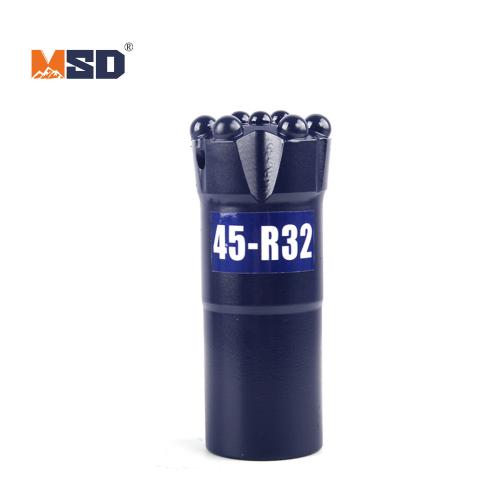 Various Models R32 Threaded Drill Bit Mining Drilling Tools For Tunneling