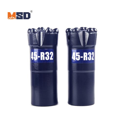 Various Models R32 Threaded Drill Bit Mining Drilling Tools For Tunneling