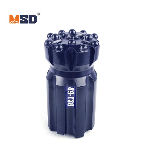 89-T38 Threaded Drill Bit Mining Drilling Tools For Tunneling