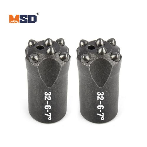 6 Buttons 32mm Hard Rock Drill Bits Long Service Life Time