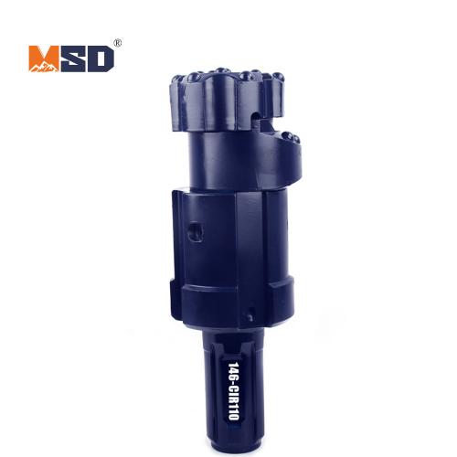 Eccentric 146-CIR110 drill bits with casing tube series