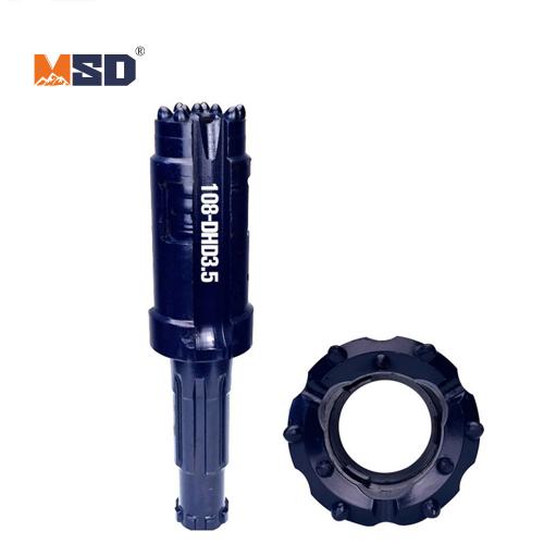 108-DHD3.5 concentric drill bits with casing tube for water well drilling
