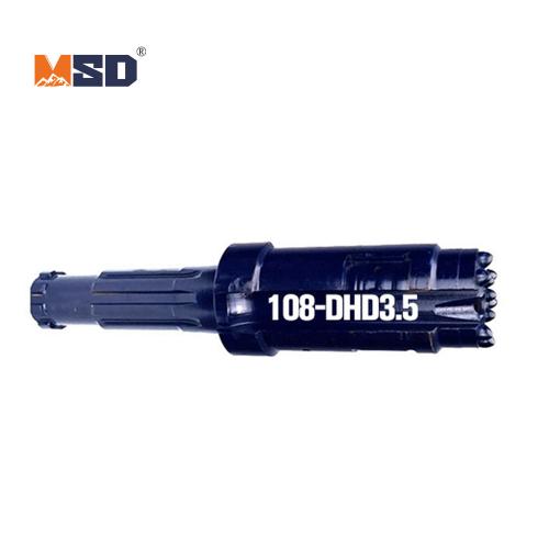108-DHD3.5 concentric drill bits with casing tube for water well drilling