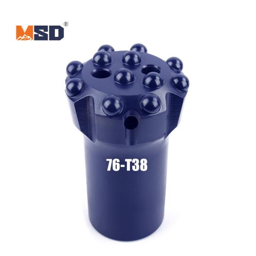76mm T38 Threaded Button Bit for Production and Bench Drilling | MSD