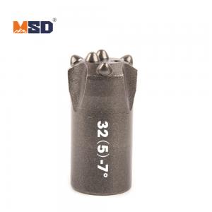 32mm 7° Tapered Button Bit (5-Button) for Hard Rock Quarrying | MSD