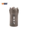 A 32mm 7-degree tapered button bit for hard rock drilling