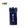 A 7-button 32mm 7-degree tapered bit for abrasive rock.
