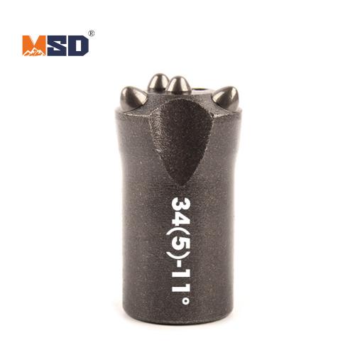 34mm 11° Tapered Button Bit (5-Button) for General Purpose Drilling | MSD