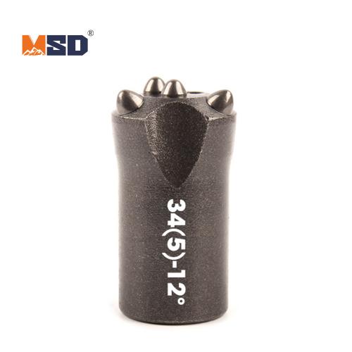 34mm 12° Tapered Button Bit (5-Button) for Maximum Speed Drilling | MSD