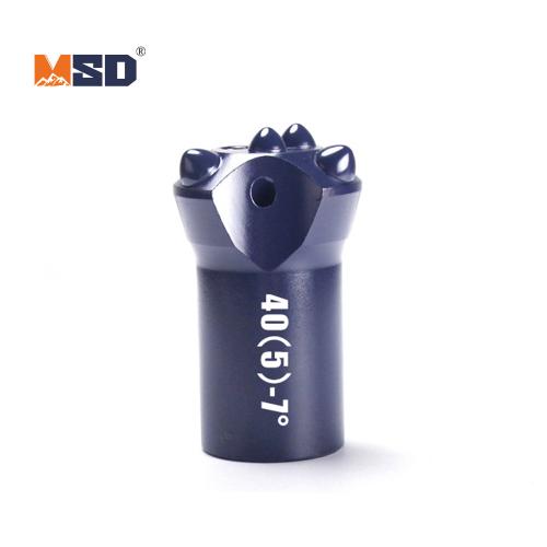 40mm 7° Tapered Button Bit (5-Button) for Light Bench Drilling | MSD