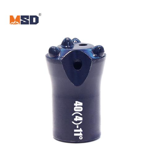 40mm 11° Tapered Button Bit (4-Button) for Soft Rock Production | MSD