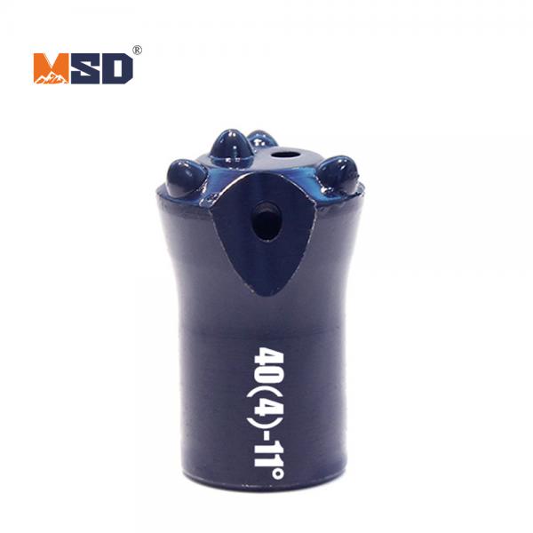 40mm 11° Tapered Button Bit (4-Button) for Soft Rock Production | MSD