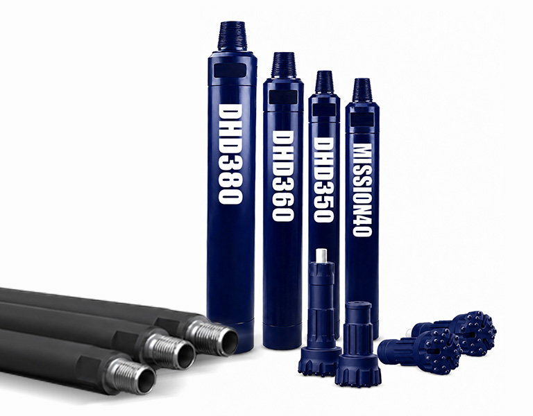 1778743687912473.jpg DTH hammer button bit system, hammer, button bit, and drill pipe assembly for rock drilling