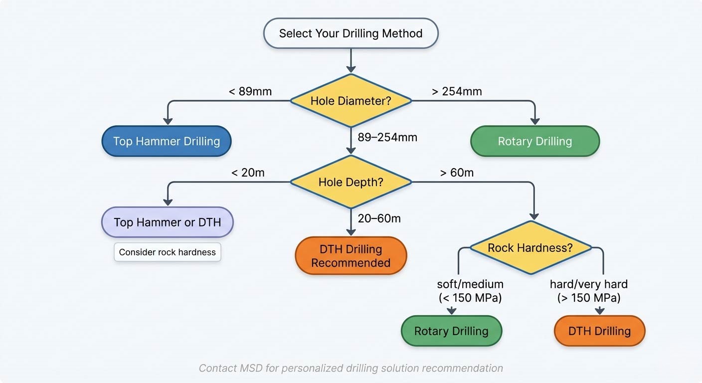 1779793956738579.jpg Drilling-method-selection-flowchart-comparing-DTH-top-hammer-and-rotary-drilling-by-rock-type-depth-and-diameter.jpg